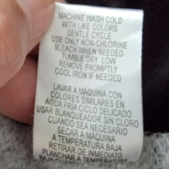 Women's Full-Zip Athletic Jacket Heather Gray & Black - Picture 13 of 14